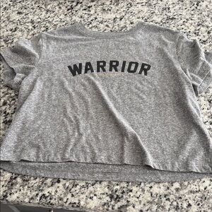 Spiritual Gangster Gray Warrior Crop Top